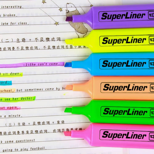 Highlighter pen 6 pack